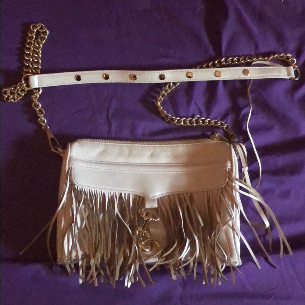 Rebecca Minkoff
Mini MAC Fringe Cross Body Bag